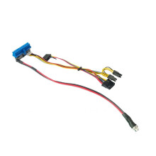 Placa de ConversióN de MóDulo de AlimentacióN de Enchufe Directo -ATX 160W 12V 160W PSU de Alta Potencia 24 Pines ITX A ATX Fuente de