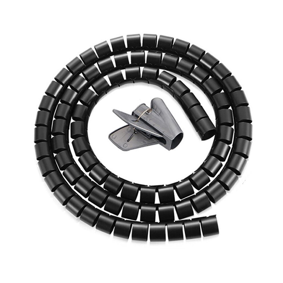Flexible Spiral Cord Organizer Storage Protector Management Cable Reel Desktop Tidy Cable Accessories 6032183825983