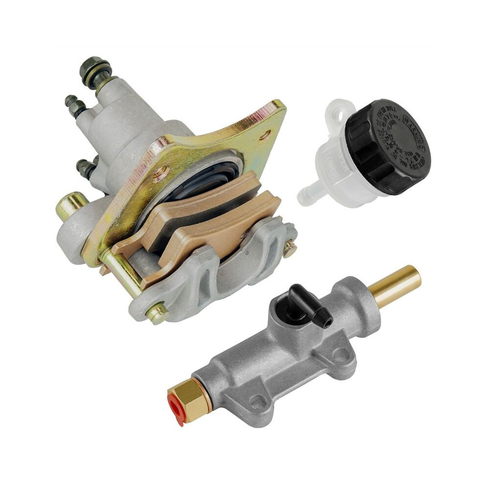 Rear Brake Caliper With Master Cyl / Reservoir For Sportsman 400 500 600 700 2003-2004 Silver 6033222633637