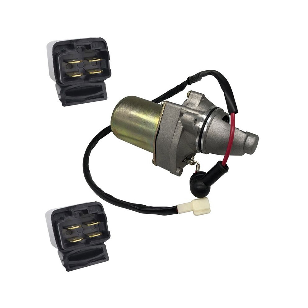 Motor & Relay For Atv Lt80 Quadsport 1987-2006 Atv Kfx80 2003-2006, 31100-40B01 31100-40B00 6031687437166