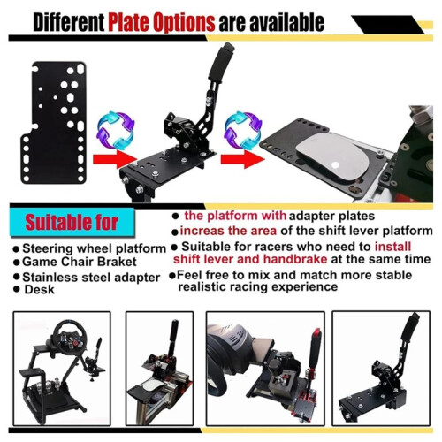 USB Handbrake Drift Adapter Board for Racing Game  G25/27/29 T500 Windows 14 Bit PC 2