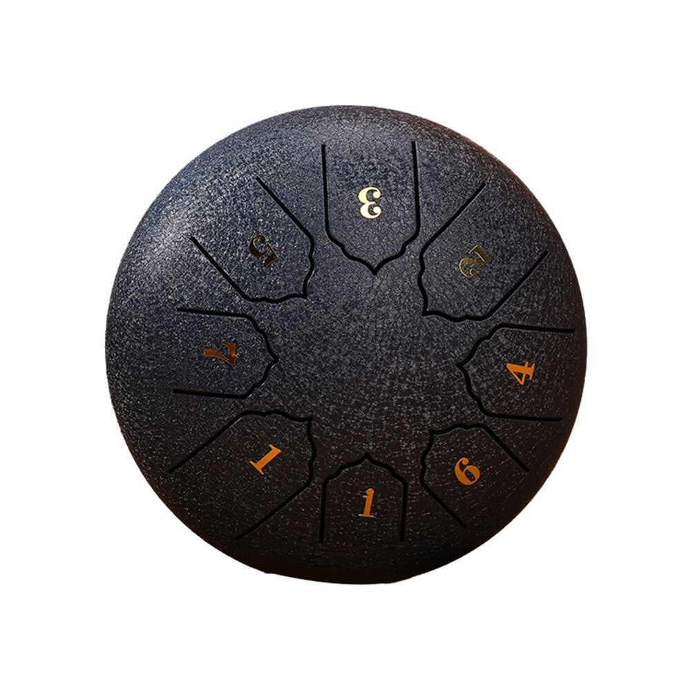 6-Inch 8-Tone Sound Rain Drum Outdoor Rain Drum Percussion Instrument Yoga Meditation Exclusive Dark 6031702764925