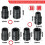16-Piece Impact Brake Caliper Socket Tool Set , 1/2inch Drive Brake Adjusting Tool for 7