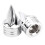 Chrome Front Axle Cap Nut Covers for  Electra Street Glide Dyna Low Rider 10