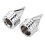 Chrome Front Axle Cap Nut Covers for  Electra Street Glide Dyna Low Rider 6