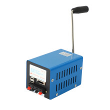 HöGeffekt Dynamo-Laddare BäRbar Emergency Hand Power Hand Crank USB Laddning Emergency Survival Hand Crank Generator