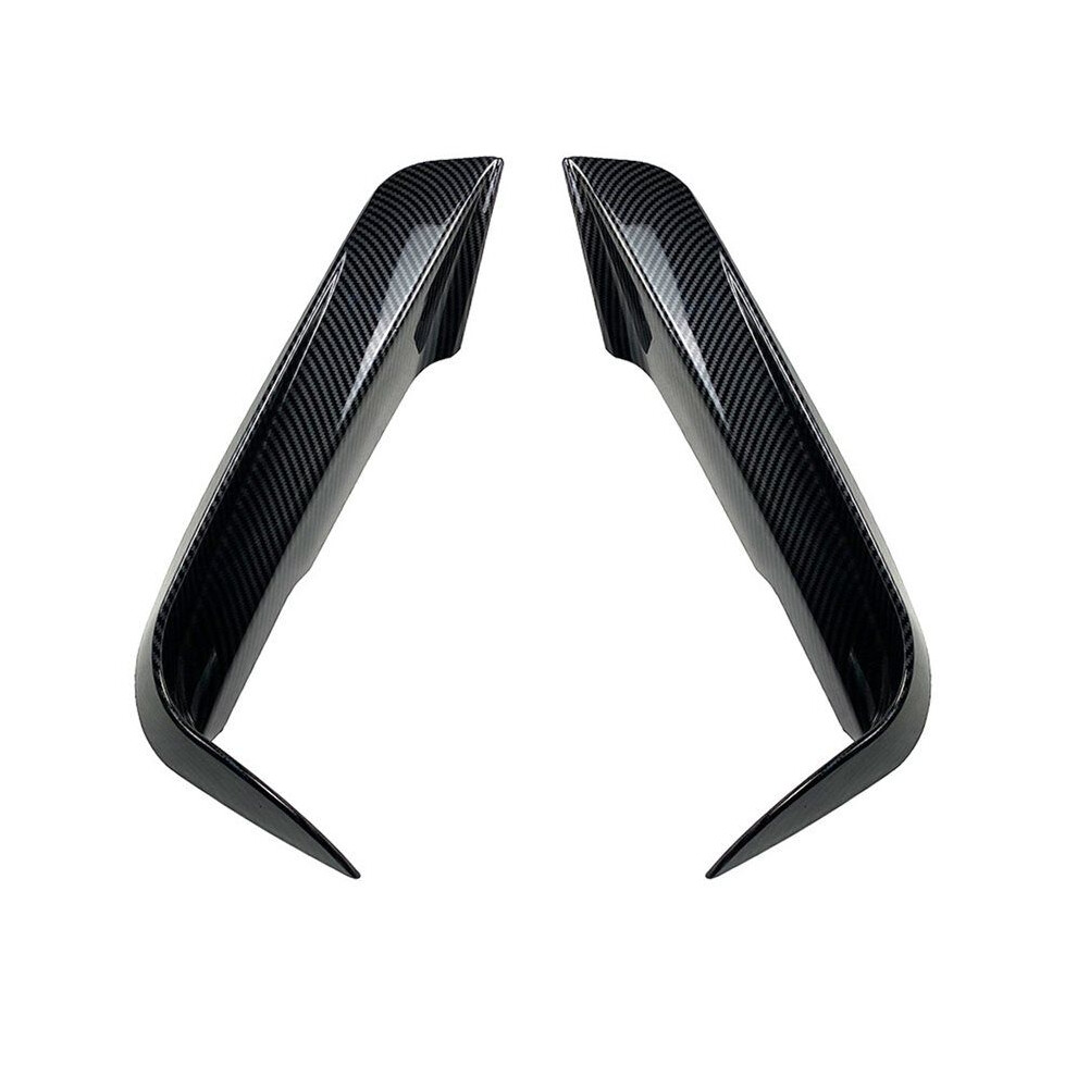 For F30 F31 M Sport 2013-2019 Front Bumper Lip Splitter Canards Spoiler Car Fog Lamp Eyebrow Frame Cover Grille 4712645642137