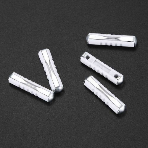 100x Car Torpedo Fuse 8A White Blow Fuse 2
