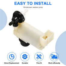 Motor Pumpe für Scheiben Wasch Anlage Vorne für  X-Trail T31 10 / 07-2014 NWP370160