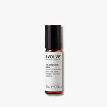 Sérum contour des yeux à l'acide hyaluronique Evolve Organic Beauty, hydratant, décongestionnant et anti-cernes, 10 ml