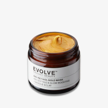 Evolve Organic Beauty Bio Retinol Gold Gesichtsmaske, nährende Anti-Aging-Pflege 60 ml