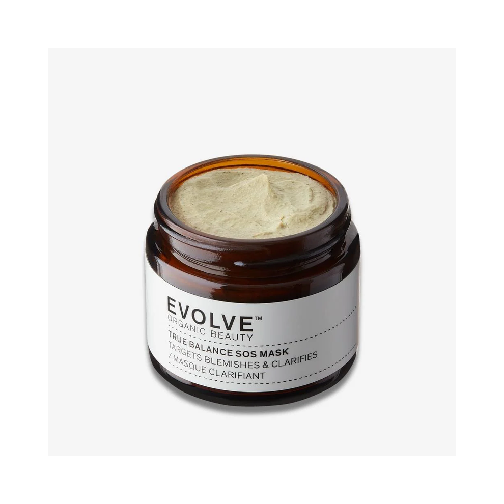 Evolve Organic Beauty True Balance Sos Mask Clarifying Clay Blemish Treatment 60Ml