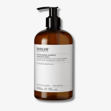 Gel douche mains et corps aromatique Ă l'orange africaine Evolve Beauty - Nettoyage doux et tonifiant 500 ml