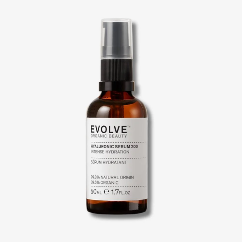 Sérum à l'acide hyaluronique bio Evolve Beauty, format XXL, hydratation intense