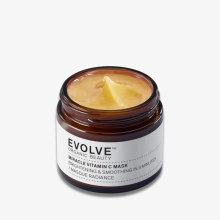 Evolve Organic Beauty Vitamin C Illuminating Mask mit AHAs und Kurkuma, 60 ml – für einen strahlenden und glatten Teint