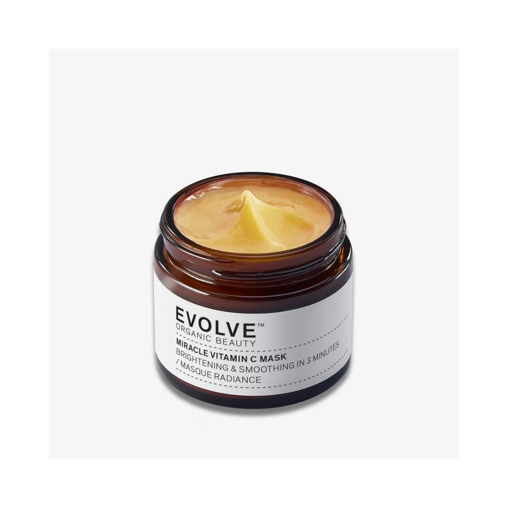 Evolve Organic Beauty Vitamin C Radiance Mask With Ahas & Turmeric Brighten & Smooth Skin 60Ml
