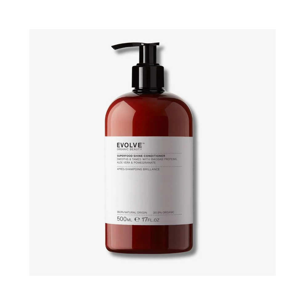 Evolve Beauty Superfood Shine Conditioner 500Ml Frizz Control Shine Boosting & Hydrating