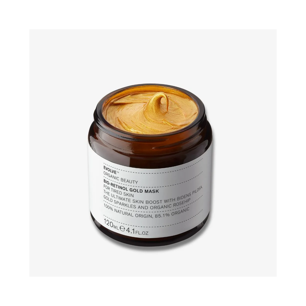 Evolve Gold Beauty Organic Bio Retinol Mask Radiance Treatment 120Ml