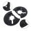 2Pcs 68232018AA 68232019AA Front Brake Backing Plate-Dust Shield for  Ram 1500 2002-2010 4.7L 5