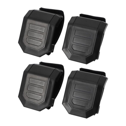 4pcs UTV Windshield Adjustable Mounting Clamp Kit Windshield Fixed Clamps Straps for  Ranger RZR, Maverick X3