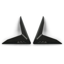 Motorcycle Side Air Deflectors Side Leg Fairing Decorate Wind Deflector for T-MAX560 TMAX 560 TMAX560 2025 Black