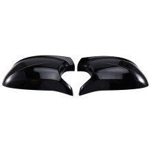 Rear View Mirror Cover Cap Rearview Mirror Housing for X1 E84 X3 F25 Pre-LCI 2010 - 2013 Bright Black