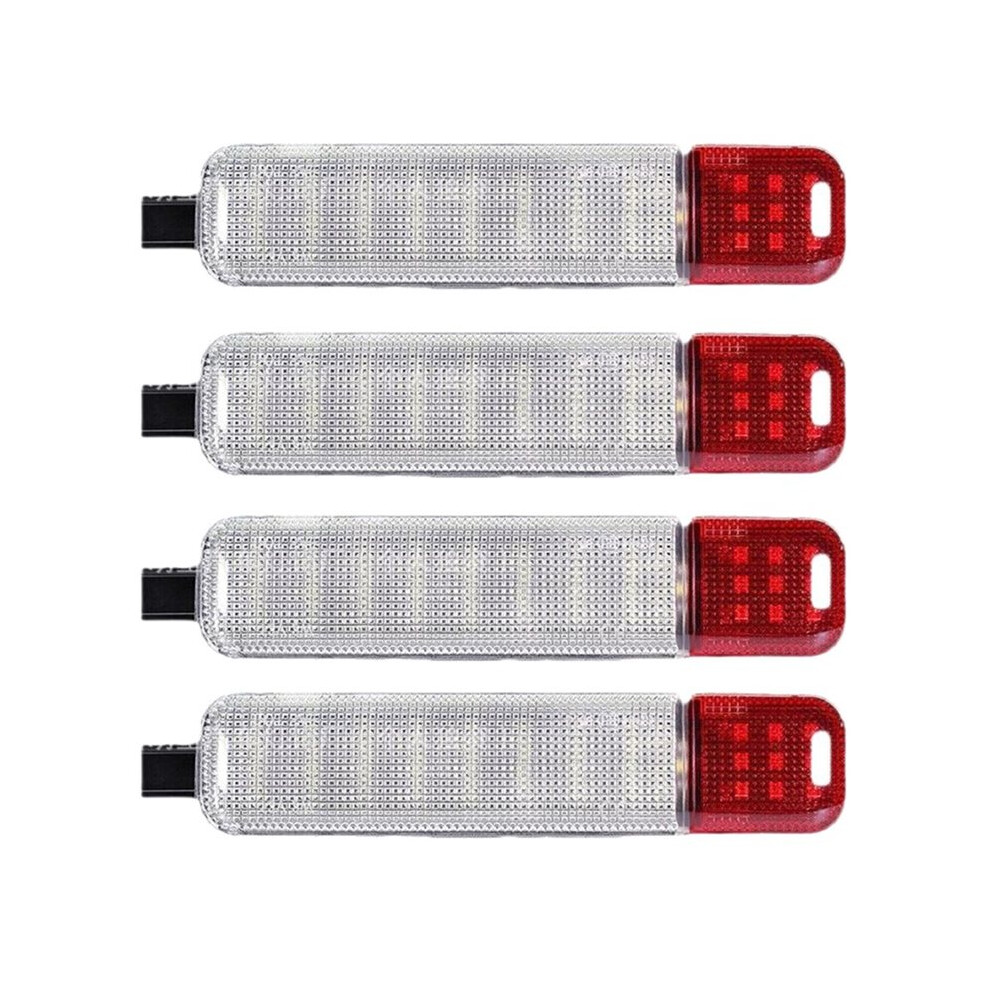Door Courtesy For Chevy Silverado Sierra Suburban Tahoe Avalanche Panel Interior 4Pcs Light/White/Red 6031029085895
