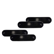 Smoked Lens Front / Rear Bumper Side Light Cover Housings for Miata / MX-5 1990-2005, No Bulb / Socket