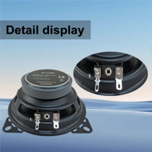 1Pair of 4Inch Coaxial Speaker 4-Way 350W Max Music Power Subwoofer Nominal Power 35W for Audio Systems