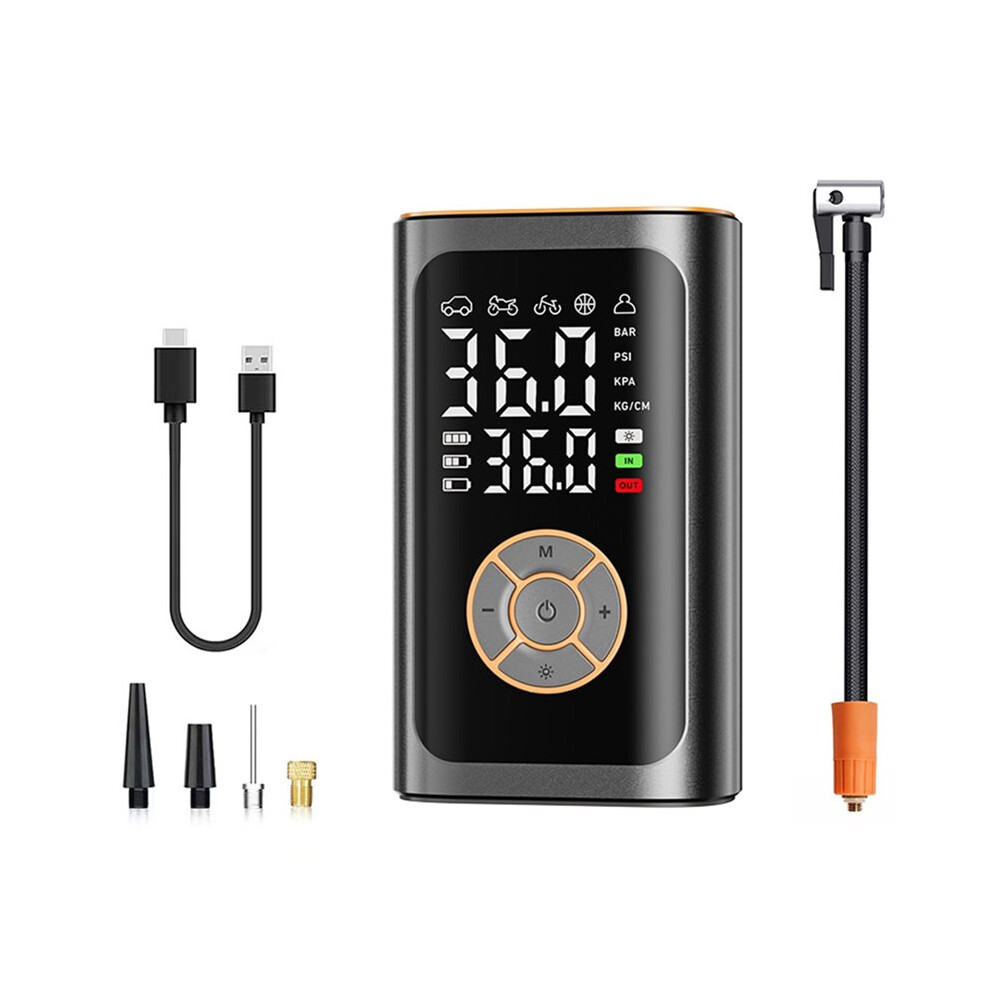 Tire Inflator Portable Air Compressor 6X Fast Inflation Cordless Air Pump Tires With Digital Pressure Gauge Led Light 4712810526644