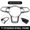 Car Steering Wheel Button Frame Replace for  TT Accessories 6