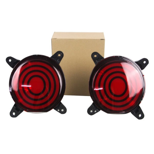 2Pcs for  I10 Reflector Brake Lights Two-Function Rear Bumper Tail Light Running Light Reflector Brake Lights