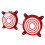 2Pcs for  I10 Reflector Brake Lights Two-Function Rear Bumper Tail Light Running Light Reflector Brake Lights 4