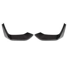 Real Dry Carbon Fiber Front Bumper Lip Spoiler Splitters for F80 F82 F83 M3 M4 Car Styling Splitter Flap Cupwings