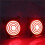2Pcs for  I10 Reflector Brake Lights Two-Function Rear Bumper Tail Light Running Light Reflector Brake Lights 6