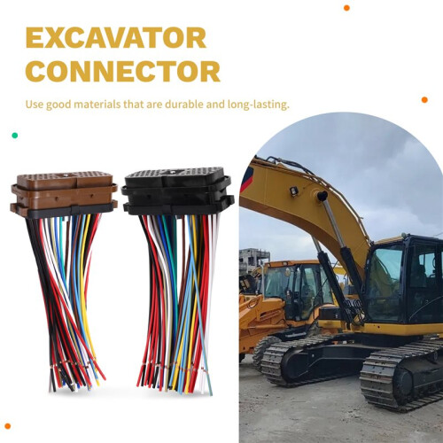 153-2620 54Pins ECU Controller Plug 153-2630 Excavator Spare Parts E320C/D/E E324D/E E325C/D E330C/D Connector 2