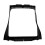 Front Center Console Cup Holder Frame Panel Bezel 51169129401 for  X5 E70 2008-2013 X6 E71 E72 08-14 ABS Carbon Fiber 8