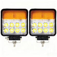 2Pcs 12V - 80V 30W LED Forklift Front Light Loader Headlight Excavator Work Light Tractor Turn Signal Indicator