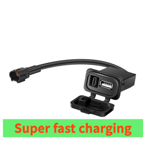 For  500SR Motorcycle USB Fast Charger Adapter Waterproof Accessories 1