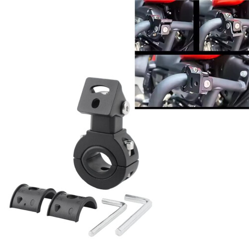 Motorcycle Headlight Mount Spotlight Bracket Adjustable Bumper Fog Light Holder Motorcycle Accessories 2