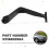 2218800564 Car Bonnet Hood Pull Catch Lock Release Handle Opener for  S Class W221 5