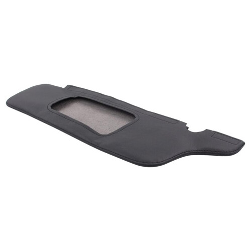Black Microfiber Leather Sun Visor Replacement Cover Repair for  Mustang 1994-2004 2
