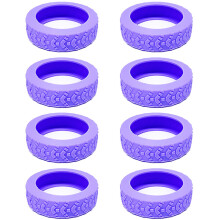 Les protecteurs de roues de bagages en silicone protègent-Violet