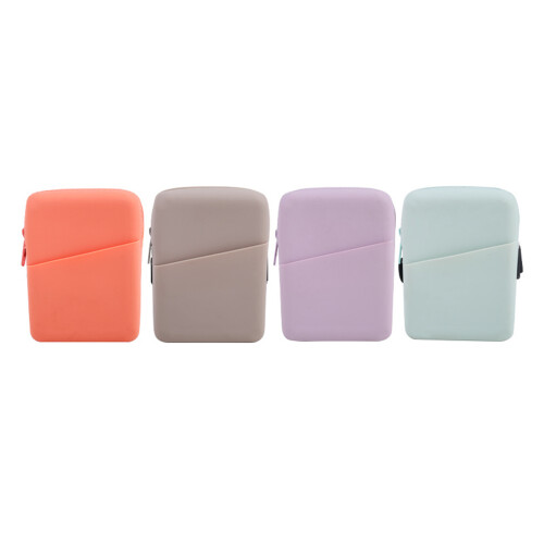 Silicone Water Bottle Sleeve with Adjustable Strap for-Purple 1