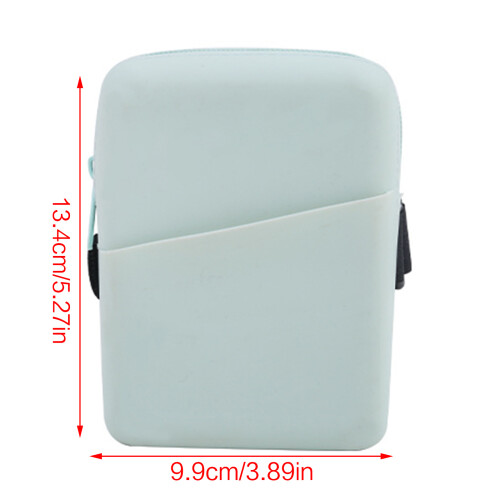 Silicone Water Bottle Carrier with Adjustable Strap-Green 2
