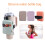 Silicone Water Bottle Sleeve with Adjustable Strap for-Purple 5