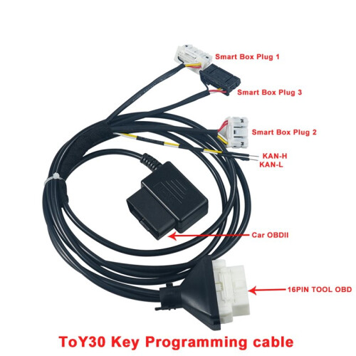 Toy30 Cable 4A 8A BA  Key Program Cable 16pin OBD Cable for Autel OBDSTAR Xhorse Key Tool 2