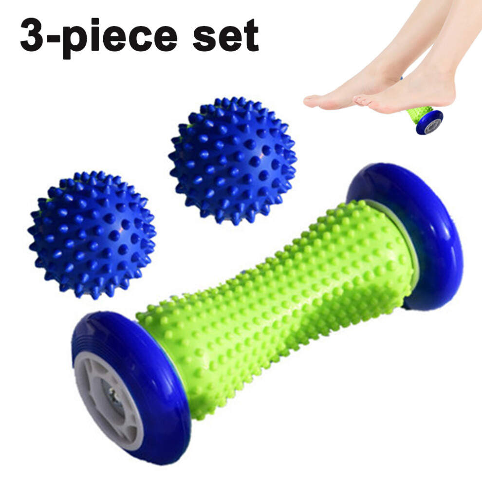 Professional Foot Massage Roller Set, Acupressure Reflexology For Boosting Lymphatic Drainage And Muscle Pain Relief, Portable Massage Set
