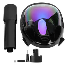 Masque de plongée panoramique pour adultes et enfants, lentille haute transparence avec traitement antibuée et anti-fuite, conception permettant