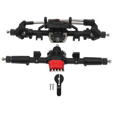 Upgrade Steel Gear Axle Kit For RC Crawler, High Pinion Gears Front Rear Axle Assembly With Metal Internal Gears And Larger Load Bearings For SCX10 II